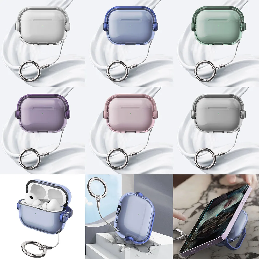 New Music Holder Cover For AirPods 4 Pro 2 AirPods Pro3 Pink Clear Bluetooth Earphone Cases For AirPods 2 3 Funda With Keychain 
New Music Holder Cover For AirPods 4 Pro 2 AirPods Pro3 Pink Clear Bluetooth Earphone Cases For AirPods 2 3 Funda With Keychain