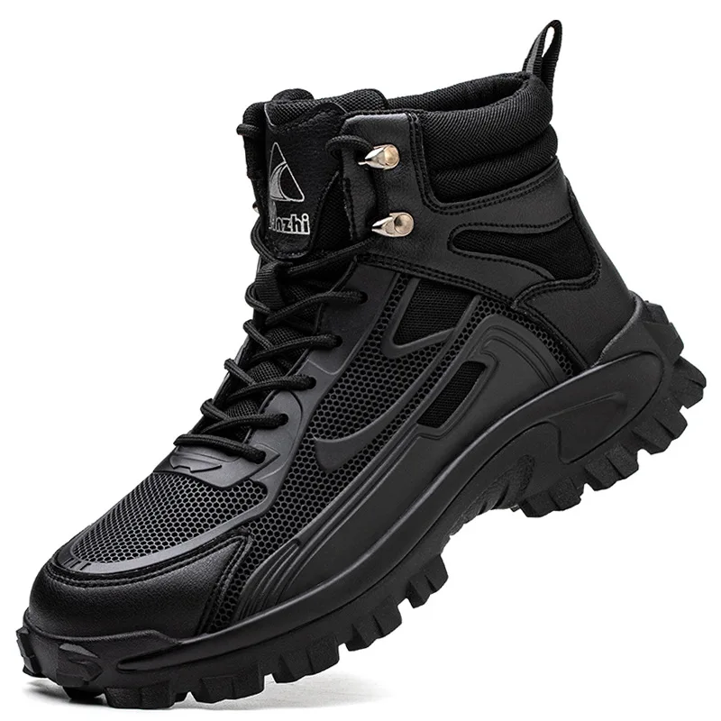 big size men's fashion steel toe covers safety boots breathable working shoes outdoors worker security boots protect ankle botas
big size men's fashion steel toe covers safety boots breathable working shoes outdoors worker security boots protect ankle botas
