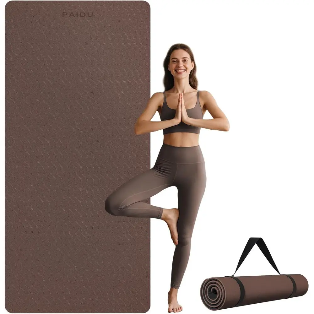 Ultra-Wide 76x33 Thick Yoga Mat for Non-Slip Home Fitness, Yoga, and Pilates
Ultra-Wide 76x33 Thick Yoga Mat for Non-Slip Home Fitness, Yoga, and Pilates