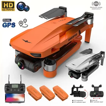 KF102 GPS Drone 4K Professional Dual HD Camera 2-Axis Gimbal Optical Flow WIFI FPV Photography Foldable Quadcopter Toys Gifts