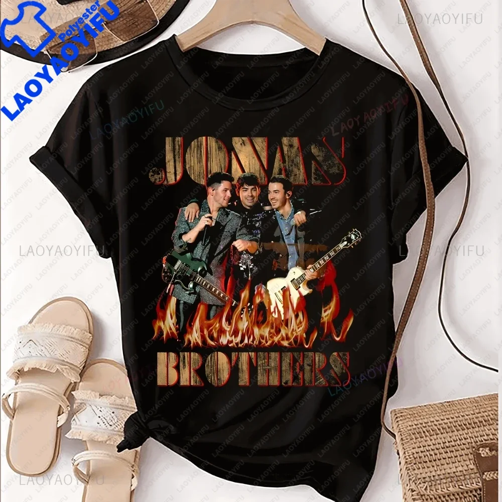 Vintage JONAS BROTHERS Band Printed T-shirt Top JONAS BROTHERS Trend Short Sleeve Unisex Shirt Graphic Oversized T-shirt
Vintage JONAS BROTHERS Band Printed T-shirt Top JONAS BROTHERS Trend Short Sleeve Unisex Shirt Graphic Oversized T-shirt