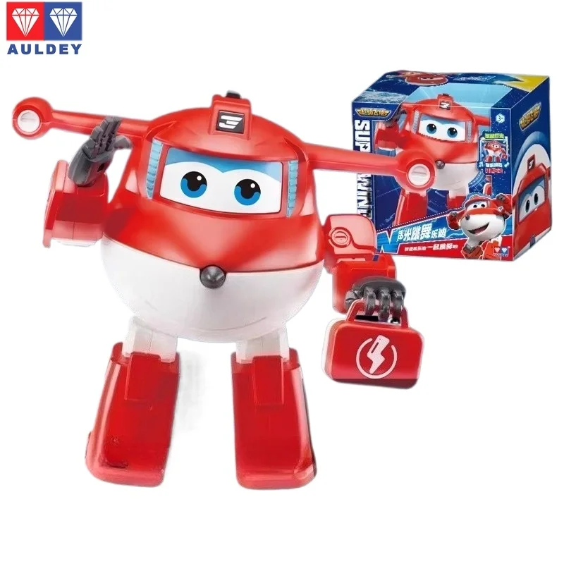 AULDEY Super Wings-inspired Electric Dancing Jett Robot Toy with Light & Sound, Interactive Kids Gift for Ages 3+
AULDEY Super Wings-inspired Electric Dancing Jett Robot Toy with Light & Sound, Interactive Kids Gift for Ages 3+