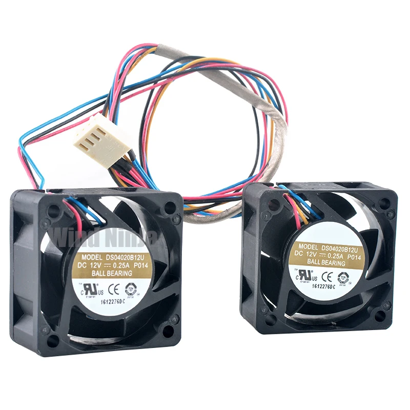 DS04020B12U 4 см 40 мм вентилятор 40x40x20 мм DC12V 0,25A 4pin двойной шарикоподшипник охлаждающий вентилятор для корпуса процессора
DS04020B12U 4 см 40 мм вентилятор 40x40x20 мм DC12V 0,25A 4pin двойной шарикоподшипник охлаждающий вентилятор для корпуса процессора