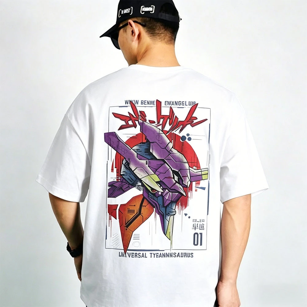 2026 Summer New Arrival: Evangelion Pattern Street Style Print Short-Sleeve T-Shirt, Y2K Style, Suitable for Both Men and Women
2026 Summer New Arrival: Evangelion Pattern Street Style Print Short-Sleeve T-Shirt, Y2K Style, Suitable for Both Men and Women