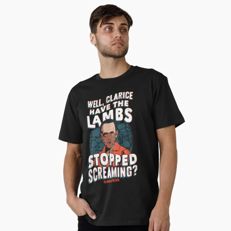 0322 Vintage Scary Halloween Gift t shirt The Silence of the Lambs Hannibal Horror movie printed Graphic Clothes Large size tee
0322 Vintage Scary Halloween Gift t shirt The Silence of the Lambs Hannibal Horror movie printed Graphic Clothes Large size tee