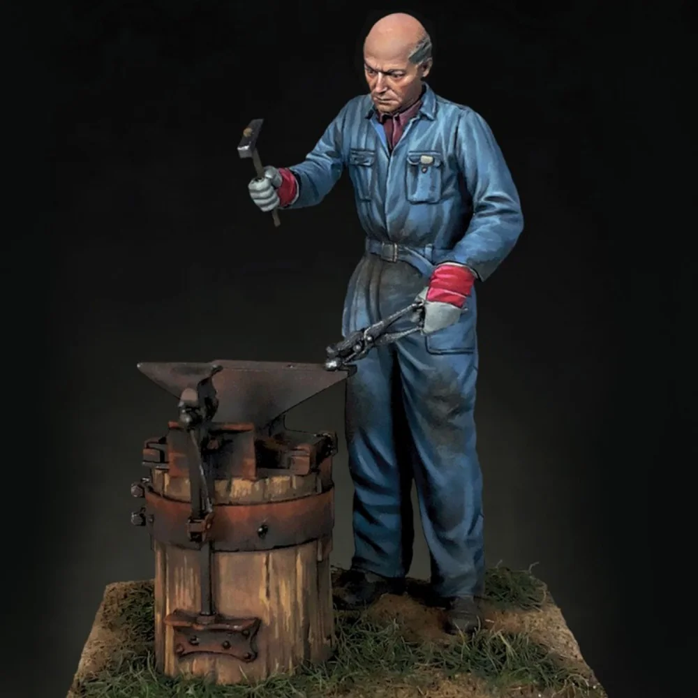 1/35 resin soldier model GK - blacksmith - unassembled and unpainted DIY kit - 685
1/35 resin soldier model GK - blacksmith - unassembled and unpainted DIY kit - 685
