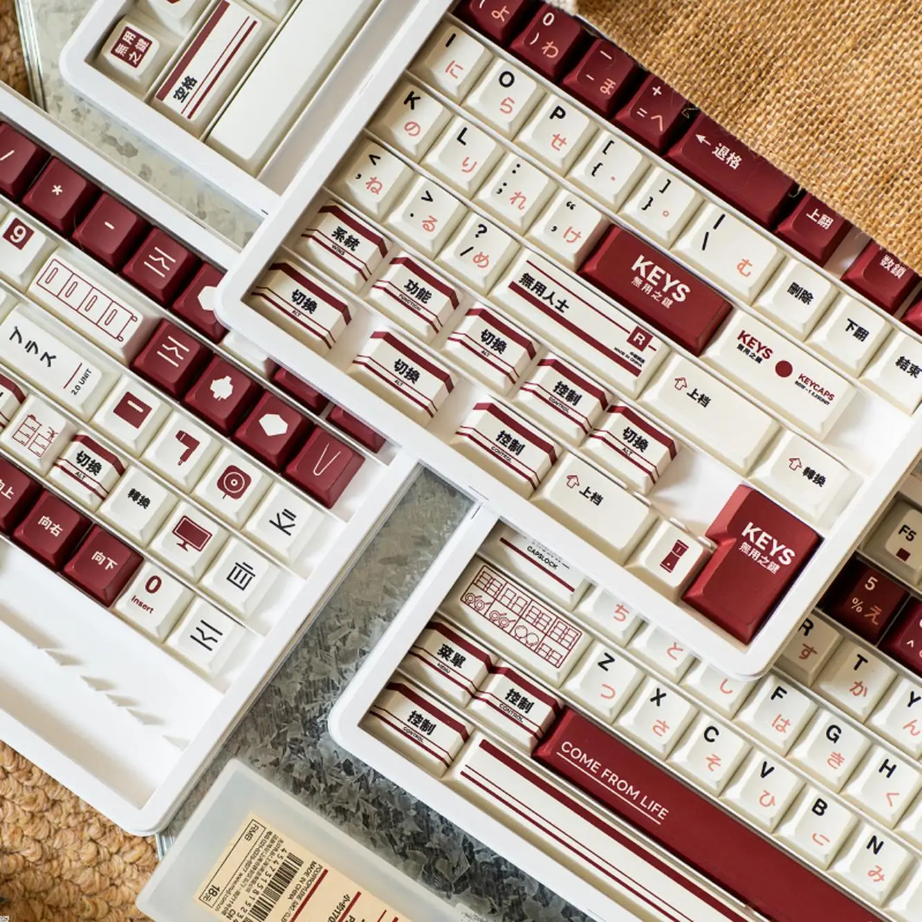 Original theme keycap red and white key-155 key-original height PBT full five-sided sublimation keycap
Original theme keycap red and white key-155 key-original height PBT full five-sided sublimation keycap