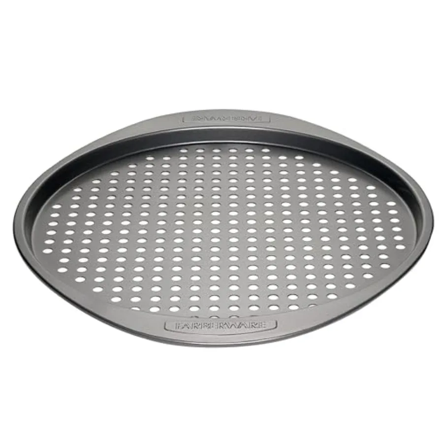 Nonstick Bakeware Round Pizza/Crisper Pan, 13 Inch, Gray
Nonstick Bakeware Round Pizza/Crisper Pan, 13 Inch, Gray
