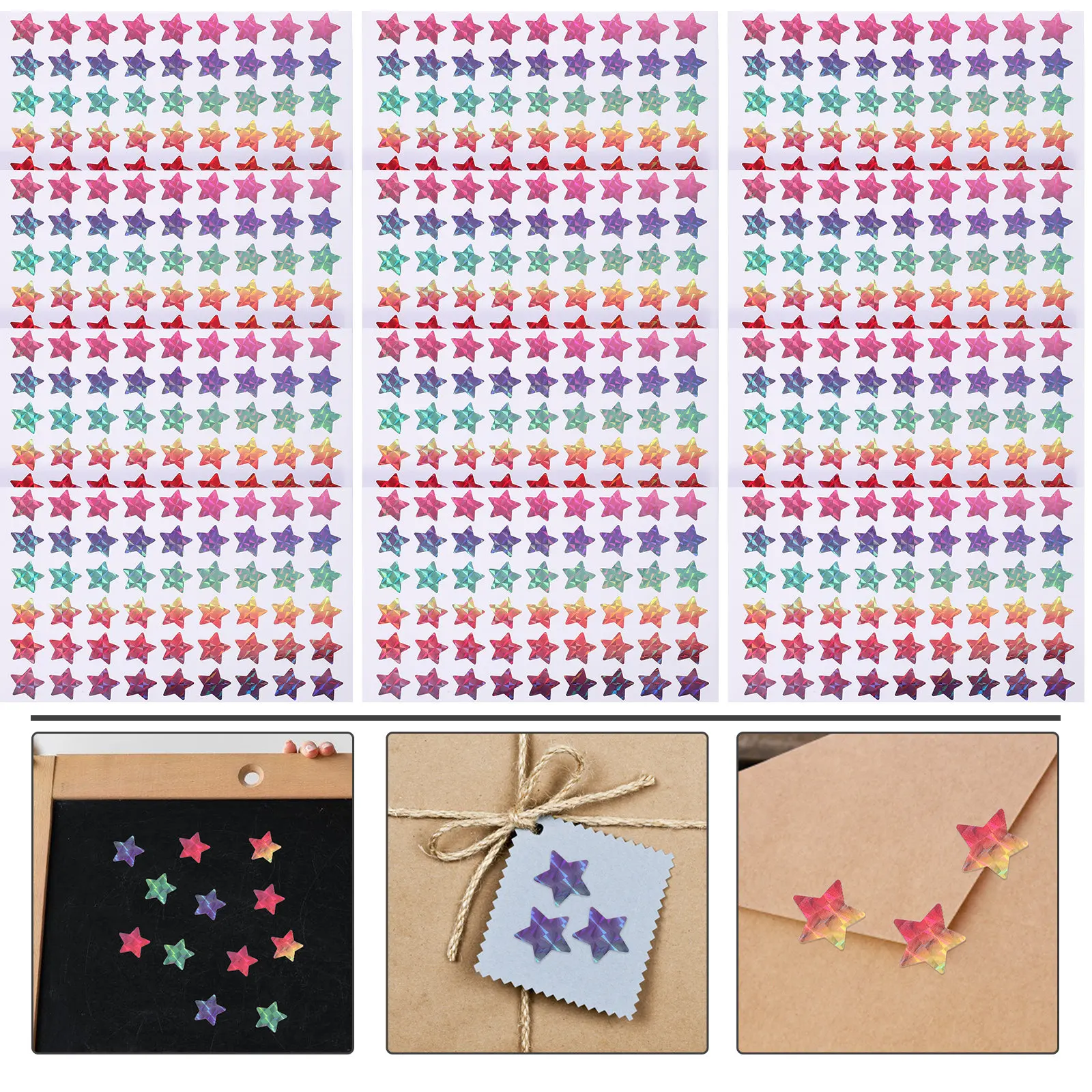 20 Sheets Waterproof Star Stickers Pentagram Shaped Self-Adhesive Reward Stickers for Teachers Students Classroom Motivational
20 Sheets Waterproof Star Stickers Pentagram Shaped Self-Adhesive Reward Stickers for Teachers Students Classroom Motivational