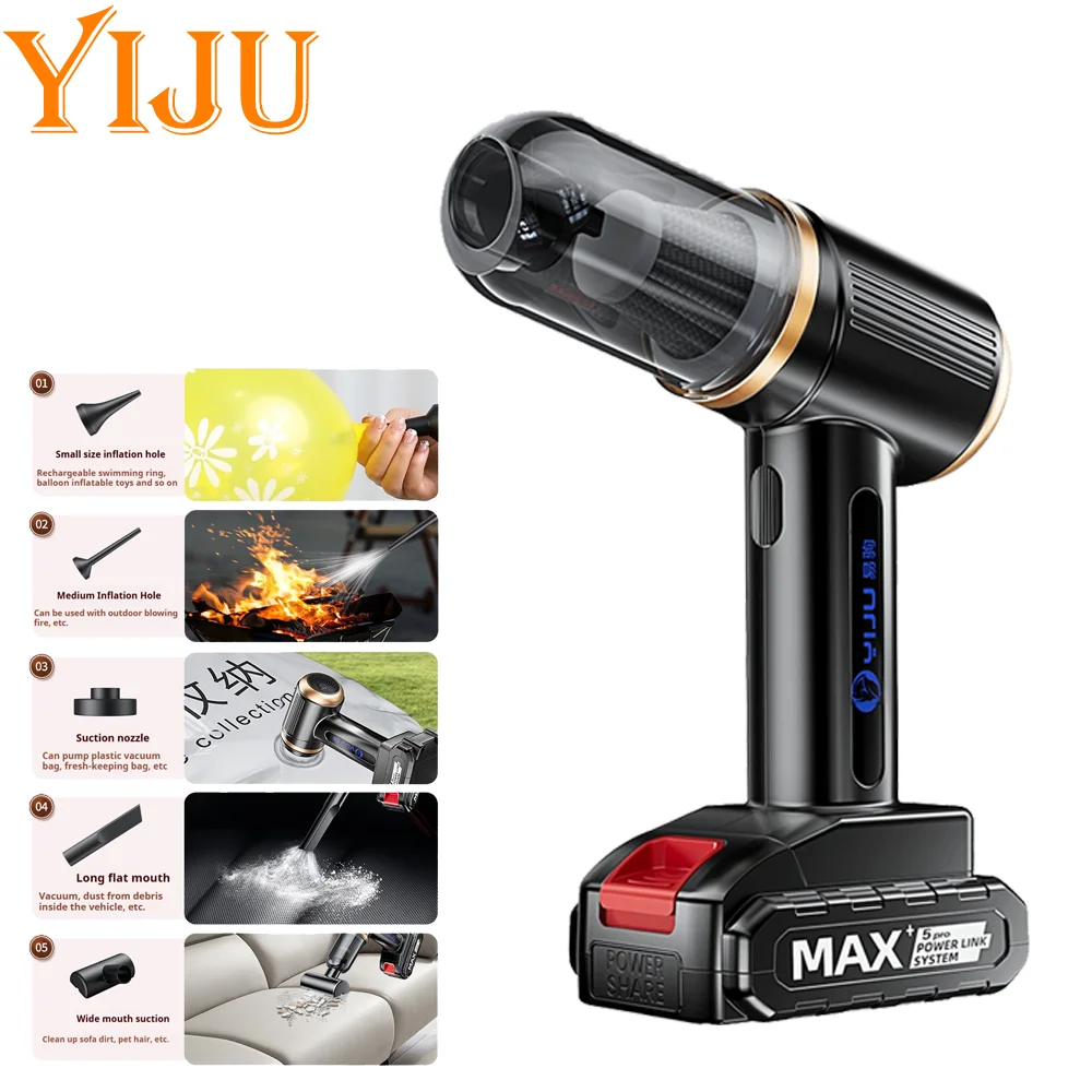 Автомобильный пылесос Мини 998000 PA Мощный беспроводной портативный пылесос для бытовой техники Ручной вентилятор Автомобильный очиститель
Автомобильный пылесос Мини 998000 PA Мощный беспроводной портативный пылесос для бытовой техники Ручной вентилятор Автомобильный очиститель