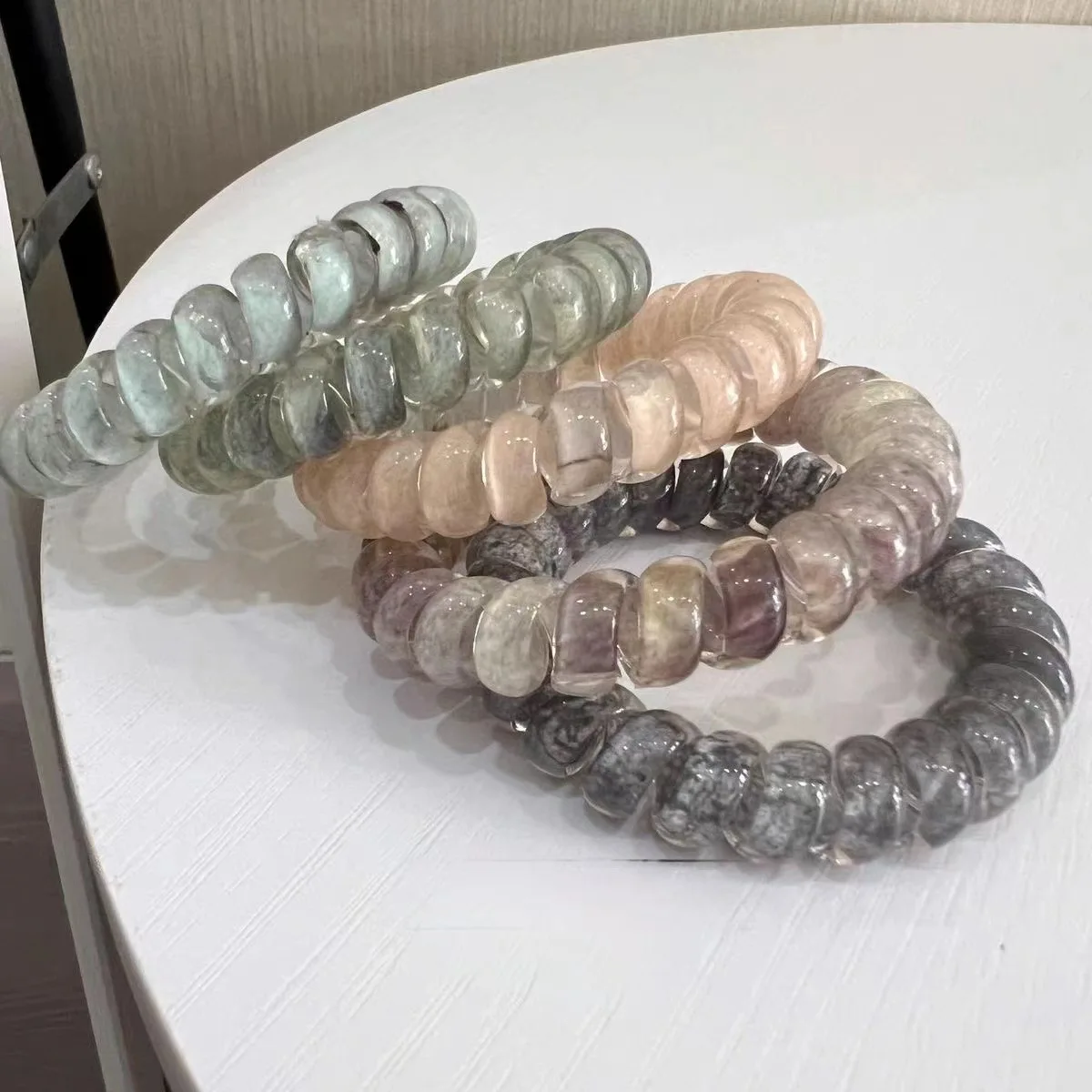 5 Pcs/Lot Big Telephone Wire Line Cord Colorful Headbands Rubber Bands Elastic Hair Bands Girl Women Scrunchy for Hair Ties
5 Pcs/Lot Big Telephone Wire Line Cord Colorful Headbands Rubber Bands Elastic Hair Bands Girl Women Scrunchy for Hair Ties
