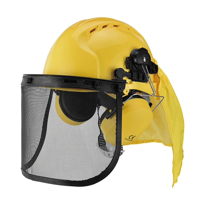 Arborist Safety Gear Protective Equipment Mesh Visor Hard Hat Kit Forestry Chainsaw Safety Helmet with Face Shield and Ear Muff
Arborist Safety Gear Protective Equipment Mesh Visor Hard Hat Kit Forestry Chainsaw Safety Helmet with Face Shield and Ear Muff