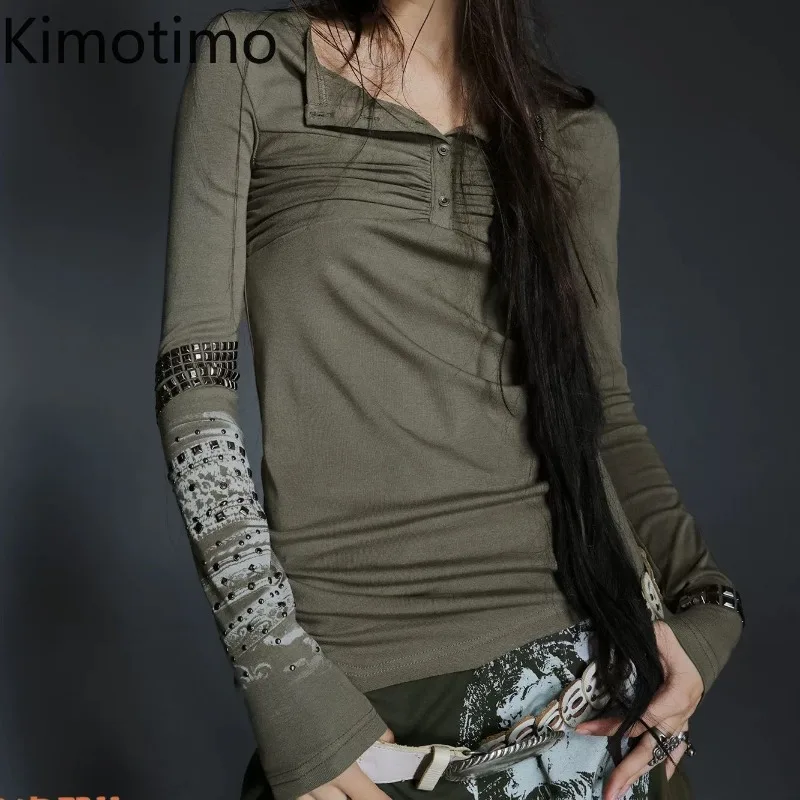 Kimotimo Vintage T-shirts Women Spring New Printed Diamonds Long Sleeve Base Tops Harajuku Slim Fit Y2k Grunge Tees Streetwear
Kimotimo Vintage T-shirts Women Spring New Printed Diamonds Long Sleeve Base Tops Harajuku Slim Fit Y2k Grunge Tees Streetwear