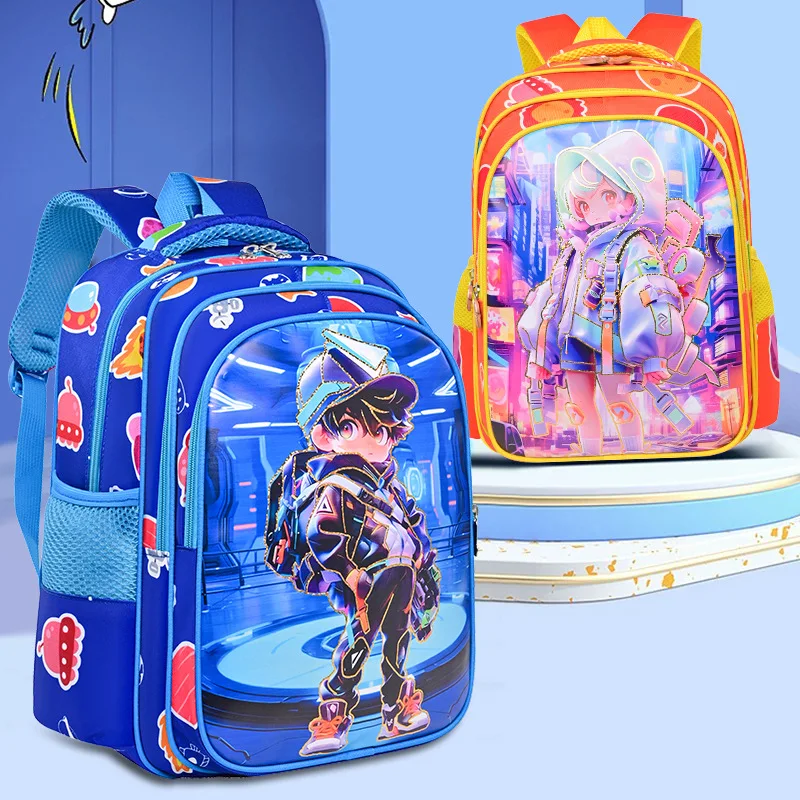 Backpack Boys Kids Lightweight Primary School Bookbags Girl Waterproof Book Bags Cartoon Spine-Care School Backpack for Children
Backpack Boys Kids Lightweight Primary School Bookbags Girl Waterproof Book Bags Cartoon Spine-Care School Backpack for Children