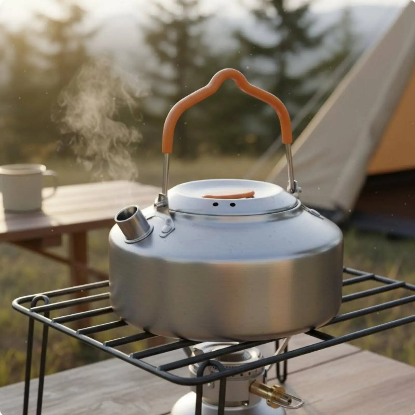 304 Stainless Steel Water Kettle Anti-Scald Handle Stainless Steel Camping Kettle Portable Outdoor Tea Pot
304 Stainless Steel Water Kettle Anti-Scald Handle Stainless Steel Camping Kettle Portable Outdoor Tea Pot