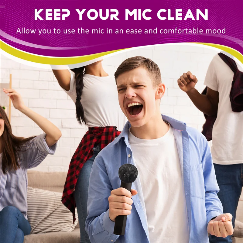 A29Z-Mic Covers Disposable Non-Woven Mic Cover Mic Microphone Windscreen & Filters For Karaoke
A29Z-Mic Covers Disposable Non-Woven Mic Cover Mic Microphone Windscreen & Filters For Karaoke