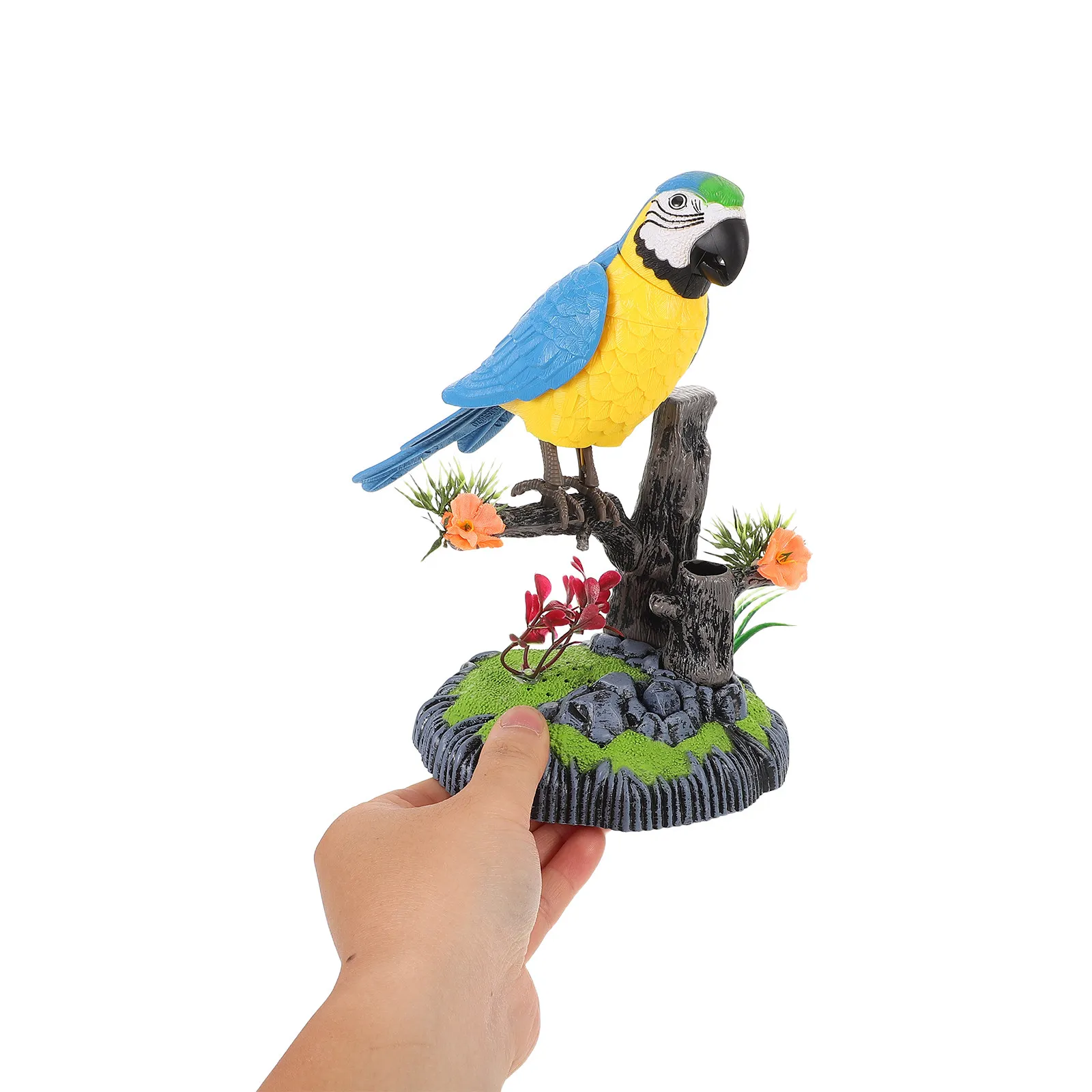 Electric Chirping Bird Cage Interactive Sensor Simulation Parrot Moving Wings Home Decor Kids Entertainment Battery Replaceable
Electric Chirping Bird Cage Interactive Sensor Simulation Parrot Moving Wings Home Decor Kids Entertainment Battery Replaceable