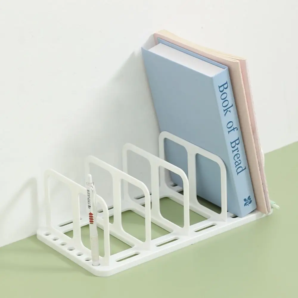 Self-assembly 4 Grid Desktop Bookends Display Plastic Desk Bookshelf Magazine Storage Rack Divider Book Stand Bookshelf
Self-assembly 4 Grid Desktop Bookends Display Plastic Desk Bookshelf Magazine Storage Rack Divider Book Stand Bookshelf