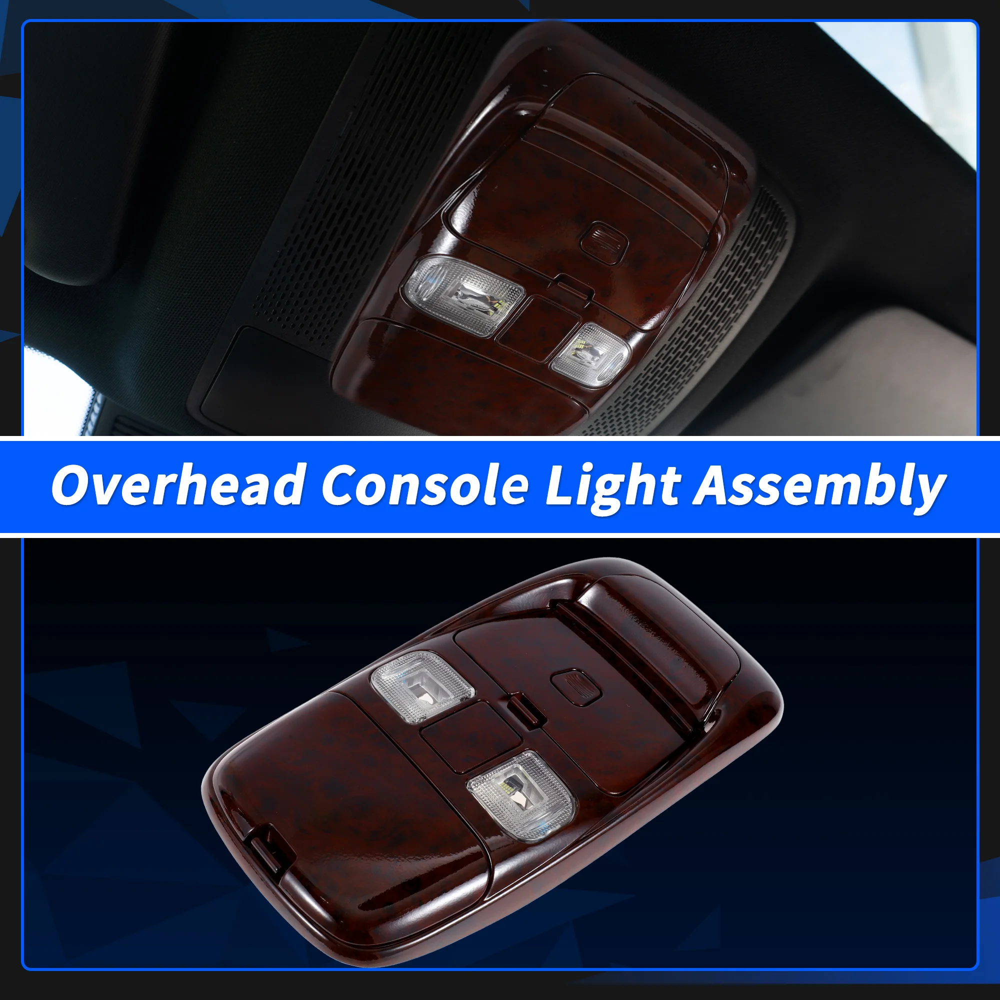 UXCELL Peach Wood Overhead Console Light Assembly for Dodge for Ram 1500 No.SN96TL2AA R
UXCELL Peach Wood Overhead Console Light Assembly for Dodge for Ram 1500 No.SN96TL2AA R