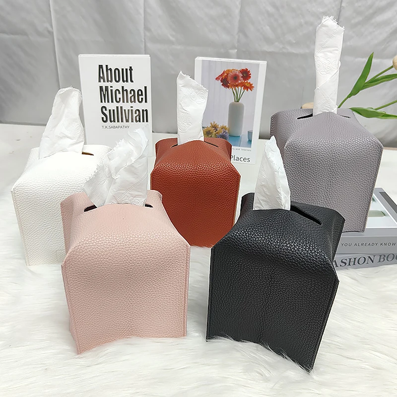 Modern PU Leather Square Tissue Box Cover Holder-Decorative Holder/Organizer for Bathroom Vanity Countertop, Night Stands,Office
Modern PU Leather Square Tissue Box Cover Holder-Decorative Holder/Organizer for Bathroom Vanity Countertop, Night Stands,Office