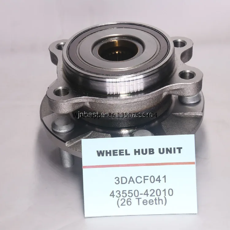Price Negotiable Long Life Hub Bearing 43550-0D050 43550-48010 Wheel Auto Wheel Hub Bearing 43550-42010
Price Negotiable Long Life Hub Bearing 43550-0D050 43550-48010 Wheel Auto Wheel Hub Bearing 43550-42010