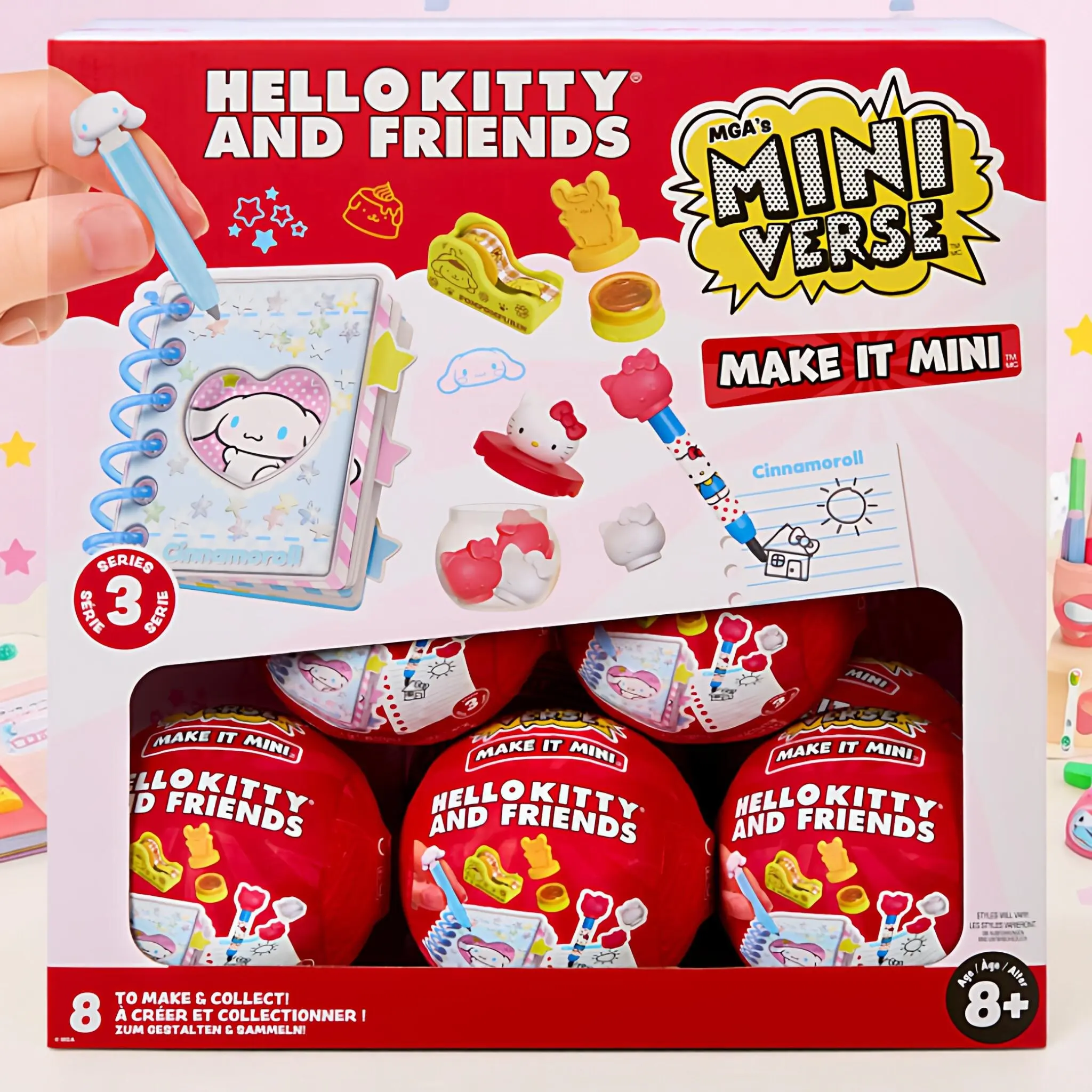 MGA Miniverse Hello Kitty and Friends Series 3 Make It Mini Mystery Blind Box Gifts Toy Model Anime Figures Collect Ornaments
MGA Miniverse Hello Kitty and Friends Series 3 Make It Mini Mystery Blind Box Gifts Toy Model Anime Figures Collect Ornaments