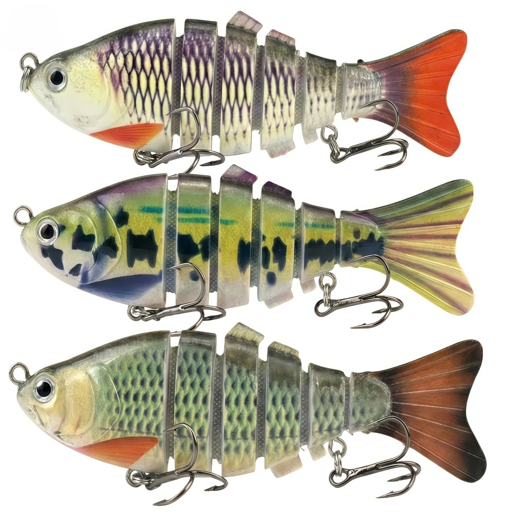 In Stock 10cm Sinking 6 Segments Multi Jointed Pencil Lure 3D Bionic Wobble Long Cast Bass Pike Musky Fresh Saltwater Tackle
In Stock 10cm Sinking 6 Segments Multi Jointed Pencil Lure 3D Bionic Wobble Long Cast Bass Pike Musky Fresh Saltwater Tackle