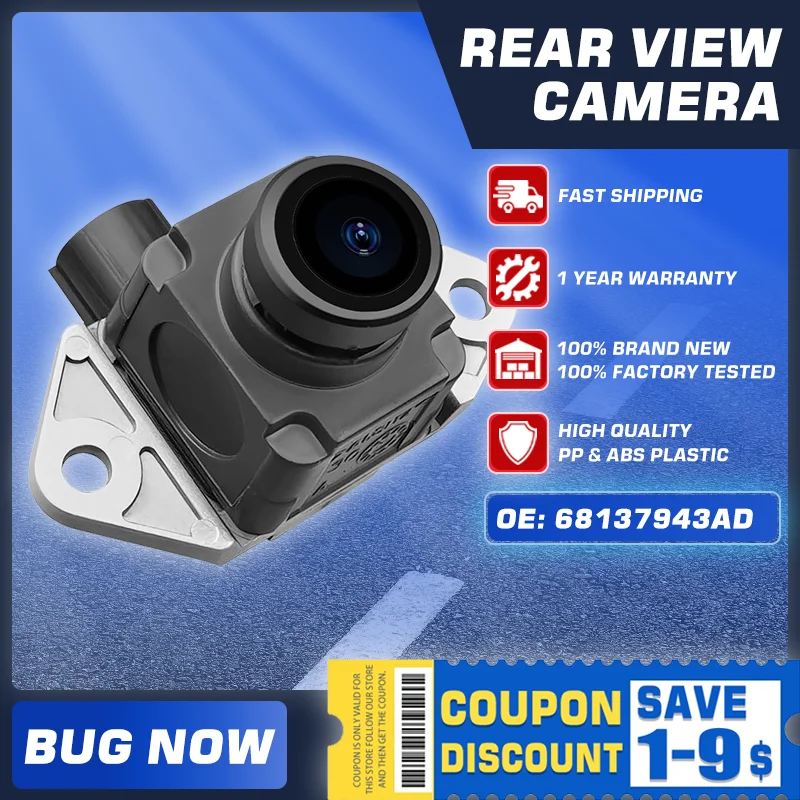 Car Rear View Backup Parking Reverse Camera For Jeep Grand Cherokee WK2 MK4 2014 2015 2016 2017 2018 68137943AD Car Accessories
Car Rear View Backup Parking Reverse Camera For Jeep Grand Cherokee WK2 MK4 2014 2015 2016 2017 2018 68137943AD Car Accessories