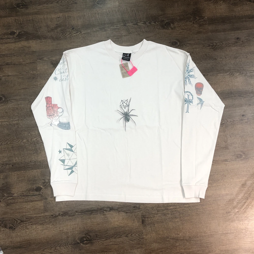 SAINT OF MICHAEL 25SS 1:1, модная уличная винтажная футболка с длинными рукавами, свободные топы большого размера, повседневная футболка из 100% хлопка для мужчин
SAINT OF MICHAEL 25SS 1:1, модная уличная винтажная футболка с длинными рукавами, свободные топы большого размера, повседневная футболка из 100% хлопка для мужчин