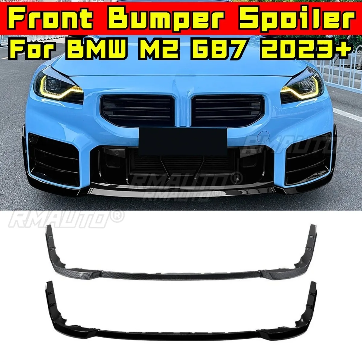 For BMW M2 G87 2023+MP style Car Front Bumper Lip Splitter Diffuser Body Kit Bumper Guard Protector Cover Car Accessories
For BMW M2 G87 2023+MP style Car Front Bumper Lip Splitter Diffuser Body Kit Bumper Guard Protector Cover Car Accessories