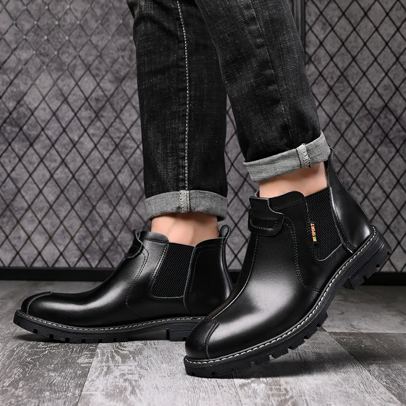 38~44 Men Chelsea Boots Brand Retro Comfortable Fashion Men Boots
38~44 Men Chelsea Boots Brand Retro Comfortable Fashion Men Boots
