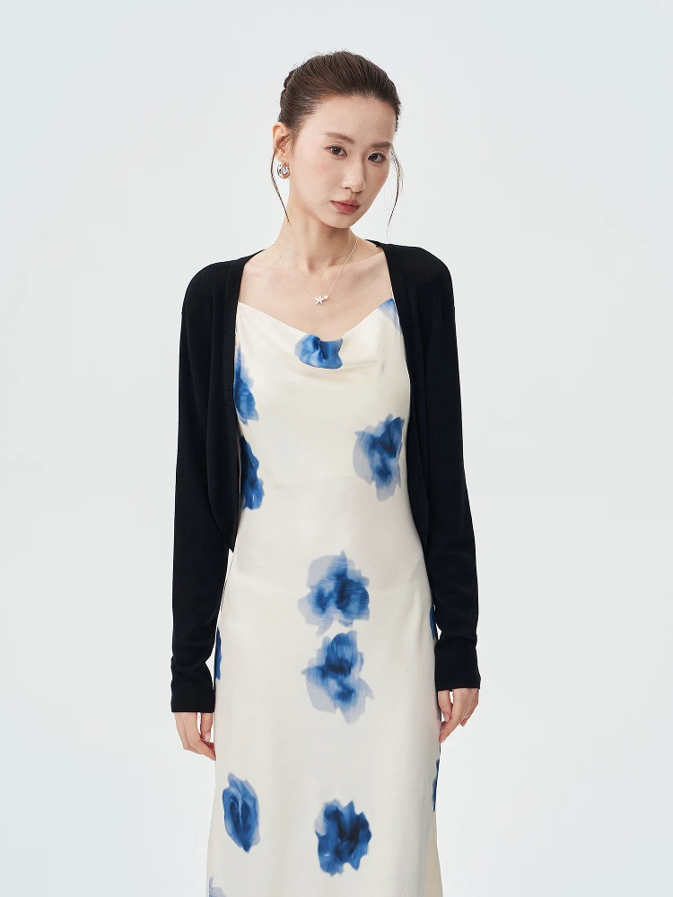 Black Knitted Cardigan Women's Summer Outerwear Short Sleeve Long Sleeve Wrap Shoulder Coat with Strap Dress Top Cover up
Black Knitted Cardigan Women's Summer Outerwear Short Sleeve Long Sleeve Wrap Shoulder Coat with Strap Dress Top Cover up