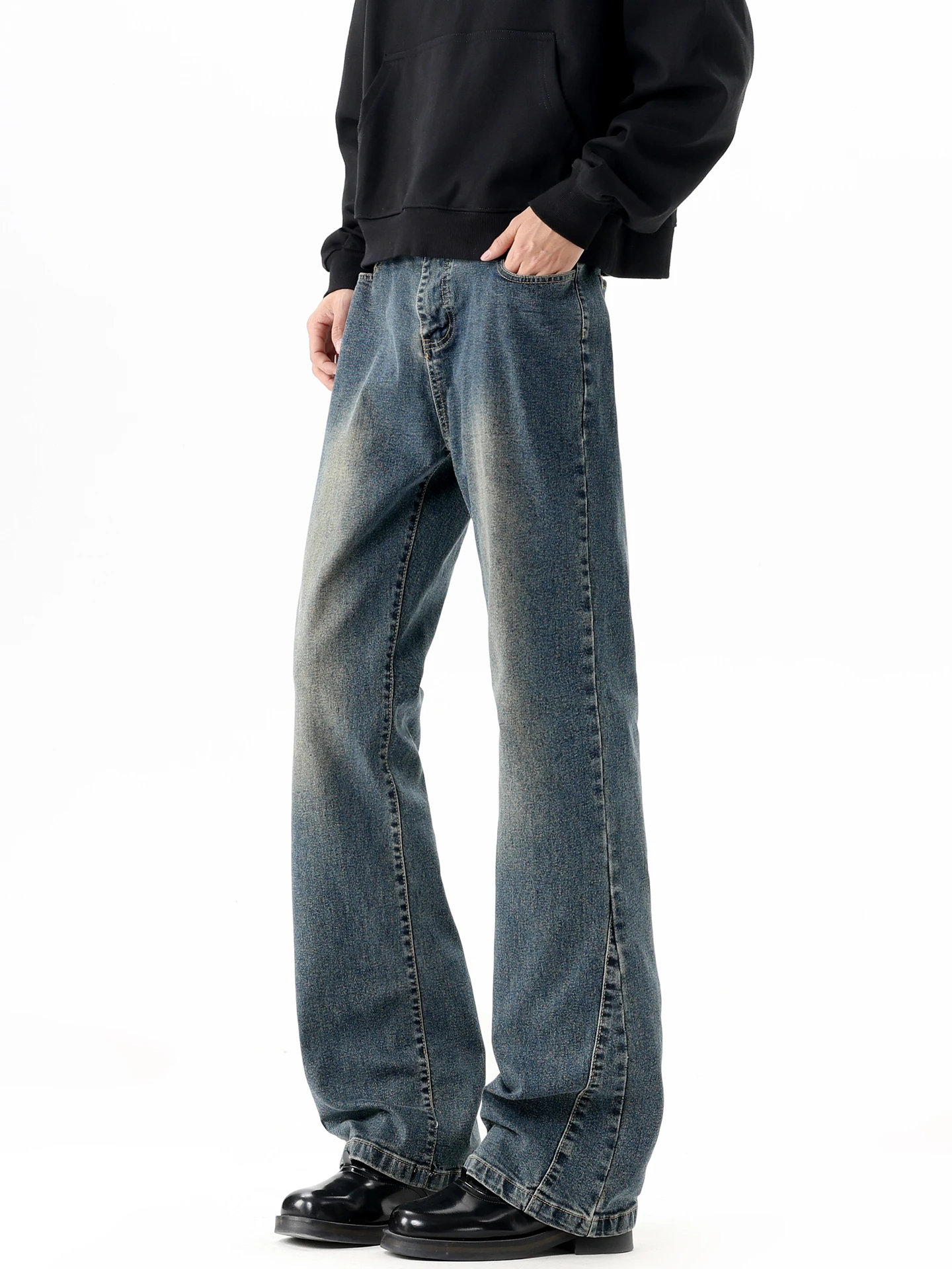 Wukong Has Goods Trendy American Retro Waed Micro Flared Jeans Men's Spring Autumn Slim Casual Long Pants Youth ular Cot...
Wukong Has Goods Trendy American Retro Waed Micro Flared Jeans Men's Spring Autumn Slim Casual Long Pants Youth ular Cot...