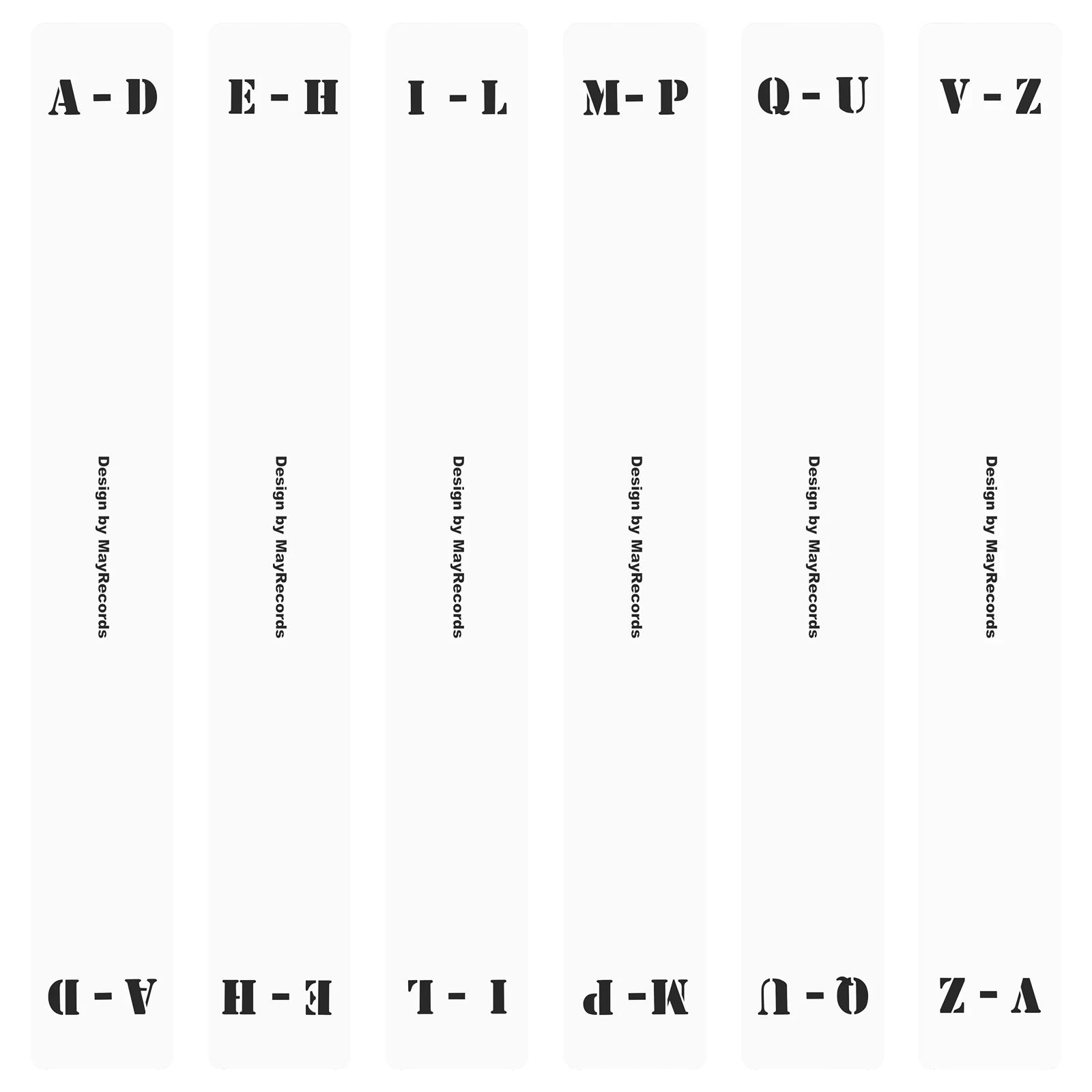 6Pcs Vinyl Record Dividers Organizers A-Z Acrylic Record Dividers Alphabet Separators for Album CD DVD Media Book Shelf Storage
6Pcs Vinyl Record Dividers Organizers A-Z Acrylic Record Dividers Alphabet Separators for Album CD DVD Media Book Shelf Storage