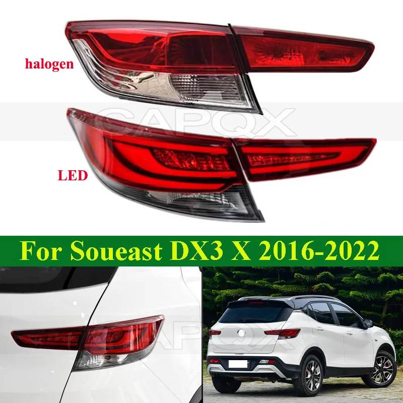 CAPQX Outer Rear Bumper Tail Light Tail Lamp For Soueast DX3 2016-2022 Taillight Taillamp Brake Light Stop Lamp
CAPQX Outer Rear Bumper Tail Light Tail Lamp For Soueast DX3 2016-2022 Taillight Taillamp Brake Light Stop Lamp