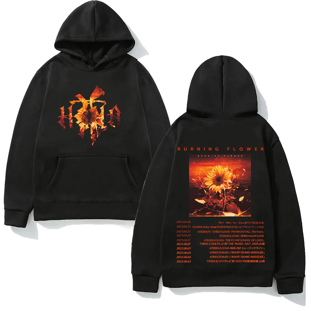 HANA Burning Flower Hoodies Graphic Printing Hip Hop Sweatshirts High QualityGothic Fleece Clothes Moletom Retro Punk Hoody
HANA Burning Flower Hoodies Graphic Printing Hip Hop Sweatshirts High QualityGothic Fleece Clothes Moletom Retro Punk Hoody
