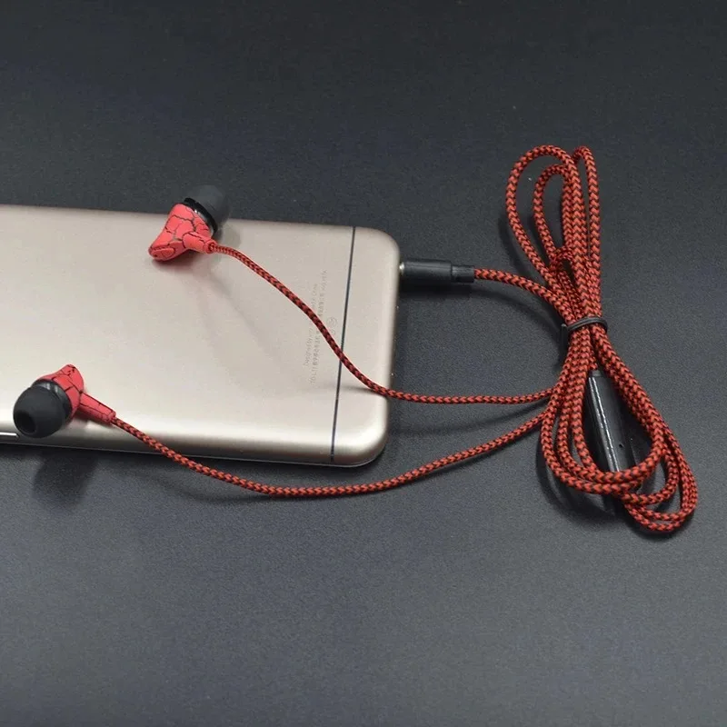 Creative Crack Style 3.5MM Braided Cable Wired In-ear Earphones Portable Durable High Sound Stereo Earsets For Android PC Gifts
Creative Crack Style 3.5MM Braided Cable Wired In-ear Earphones Portable Durable High Sound Stereo Earsets For Android PC Gifts