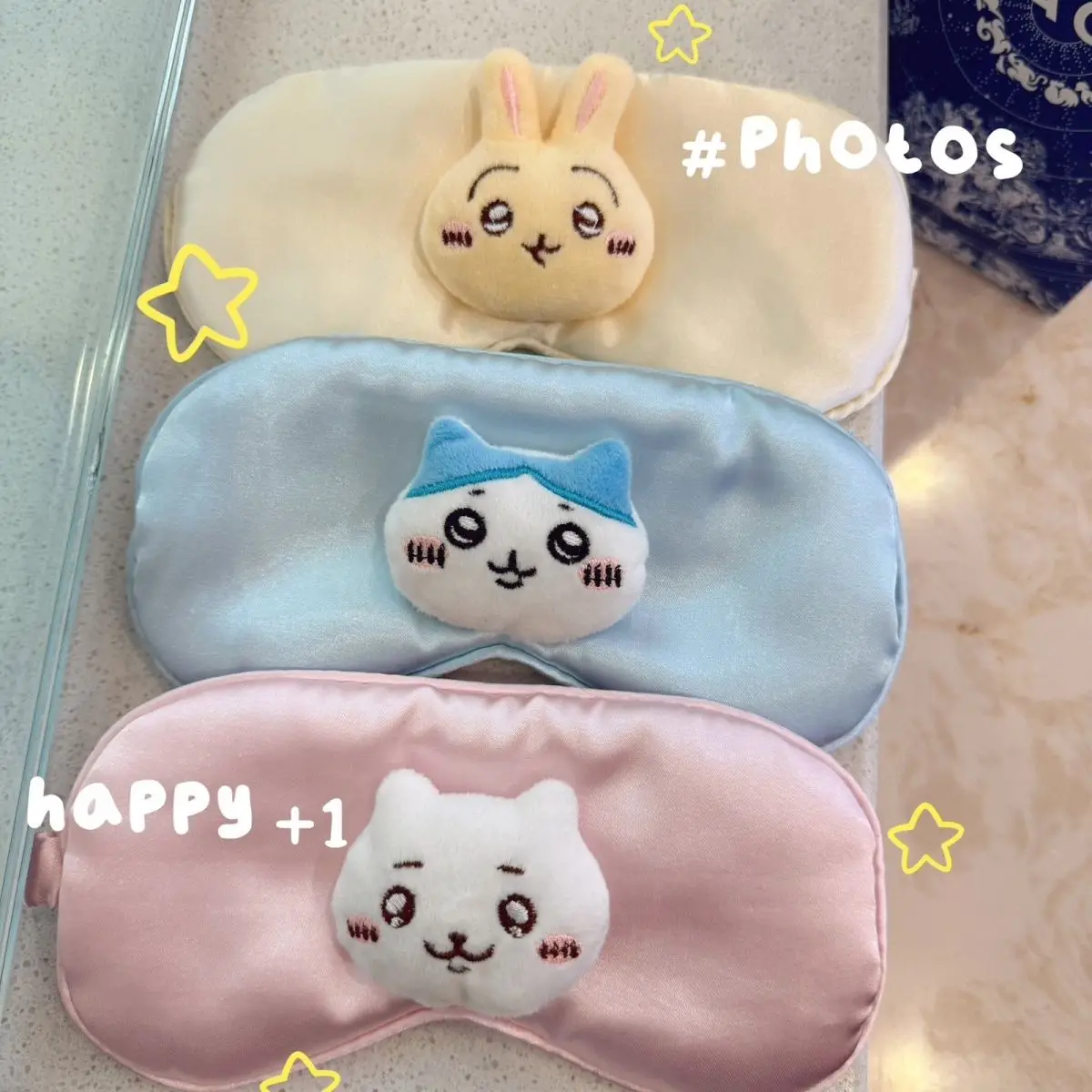 Kawaii Ckw Sleep Mask Soft Satin Eye Cover with Cute Usagi Hachiware Plush Perfect for Travel Naps Light Blocking
Kawaii Ckw Sleep Mask Soft Satin Eye Cover with Cute Usagi Hachiware Plush Perfect for Travel Naps Light Blocking
