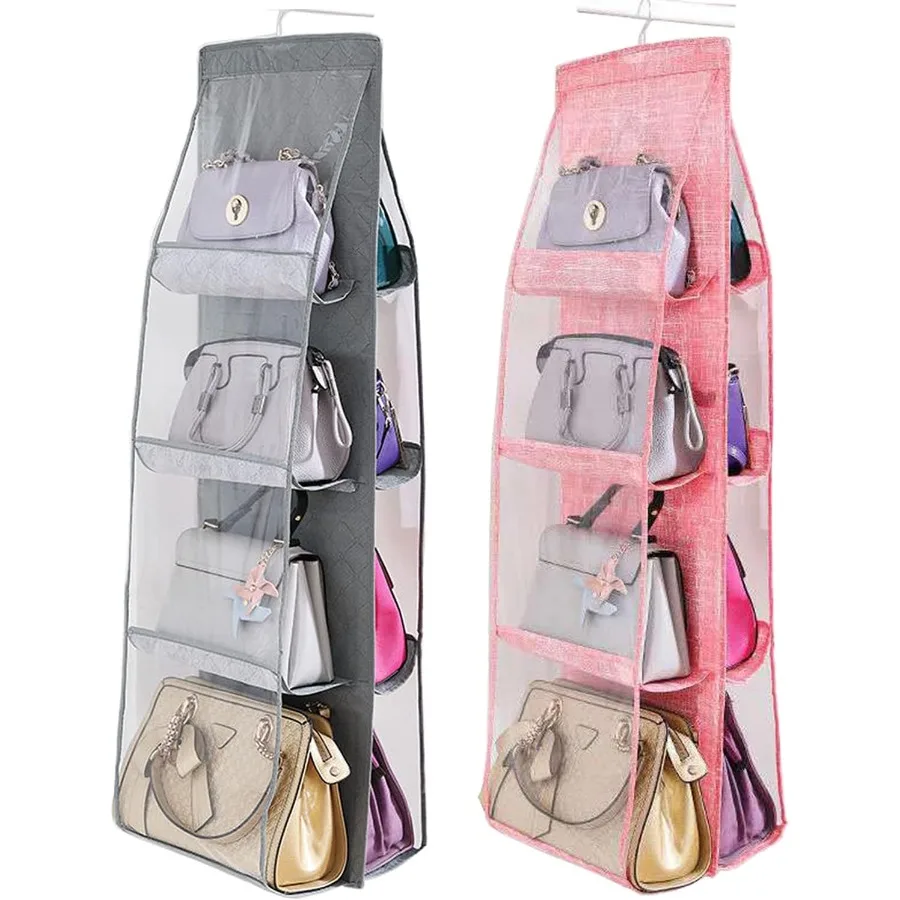 2 упаковки подвесной сумки-органайзер для кошелька, женские органайзеры для хранения сумок, держатель-органайзер для ручной сумки, 8 карманов Space Sa 
2 упаковки подвесной сумки-органайзер для кошелька, женские органайзеры для хранения сумок, держатель-органайзер для ручной сумки, 8 карманов Space Sa