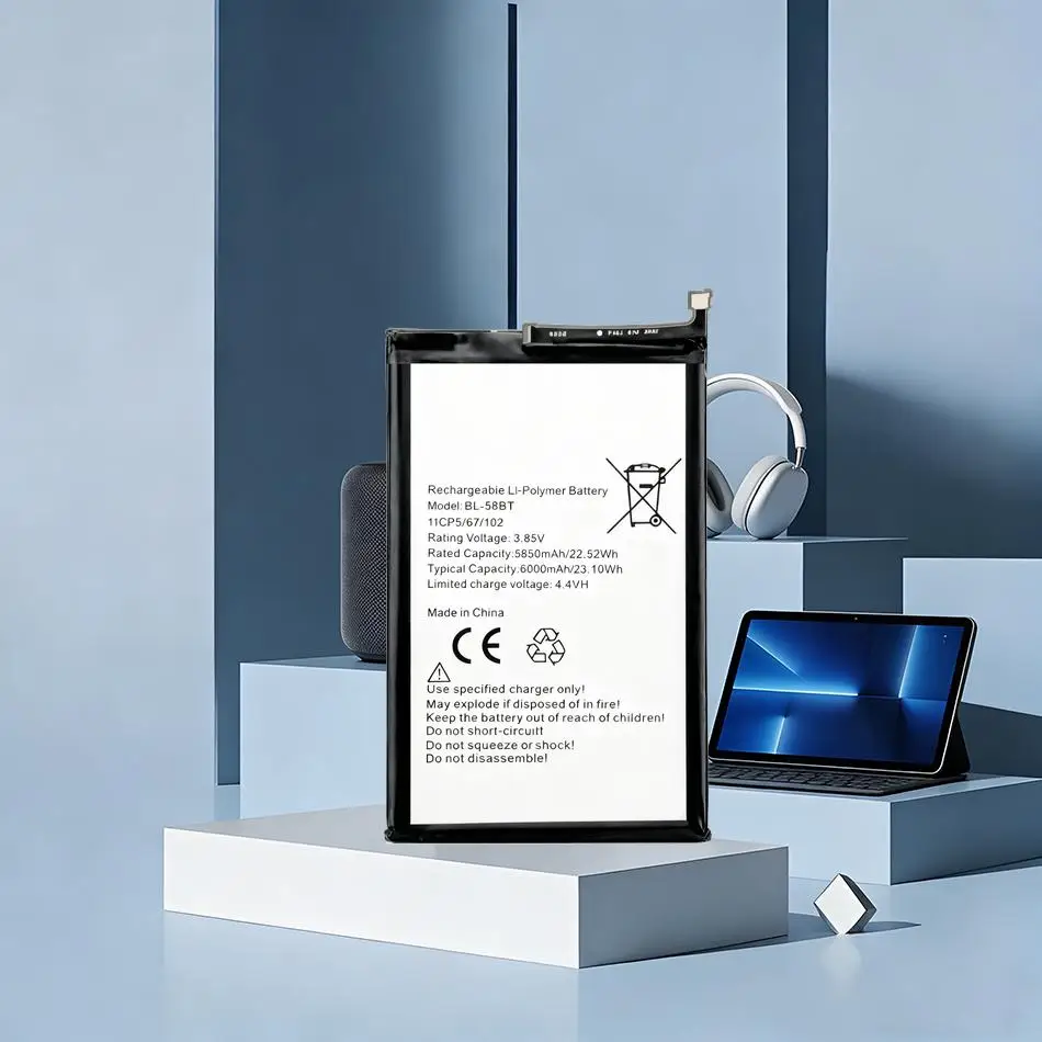 Аккумулятор для мобильного телефона BL-58BT 6000 мАч для Tecno LC7 Spark 6 Air KE6 Pouvoir 4 Pro Power 2 LC8 Pova LD7
Аккумулятор для мобильного телефона BL-58BT 6000 мАч для Tecno LC7 Spark 6 Air KE6 Pouvoir 4 Pro Power 2 LC8 Pova LD7