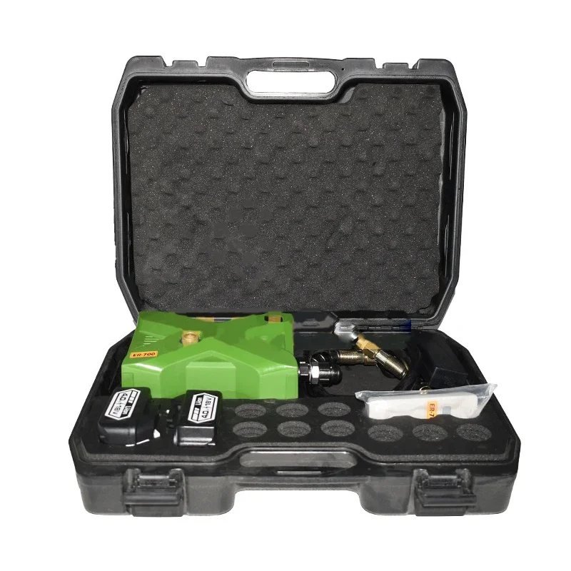 ER700 Mini Battery Electric Hydraulic Pump 70Mpa High Pressure Oil Pump Station Outdoor High-Altitude Work Remote Switch Control
ER700 Mini Battery Electric Hydraulic Pump 70Mpa High Pressure Oil Pump Station Outdoor High-Altitude Work Remote Switch Control