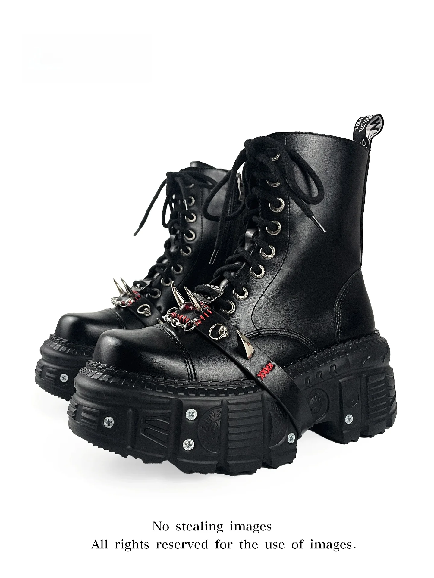 Mib'Vias Original Punk Boots Women's Magic Eye Shortie Y2K Spicy Tank Platform Thick Bottom Mid-Calf Boots
Mib'Vias Original Punk Boots Women's Magic Eye Shortie Y2K Spicy Tank Platform Thick Bottom Mid-Calf Boots