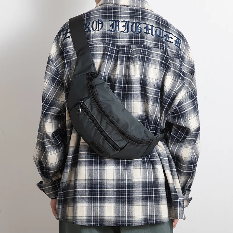 Мужская нагрудная сумка из ткани Оксфорд, повседневная и модная поясная сумка, водонепроницаемая летняя велосипедная сумка через плечо для занятий спортом на открытом воздухе
Мужская нагрудная сумка из ткани Оксфорд, повседневная и модная поясная сумка, водонепроницаемая летняя велосипедная сумка через плечо для занятий спортом на открытом воздухе