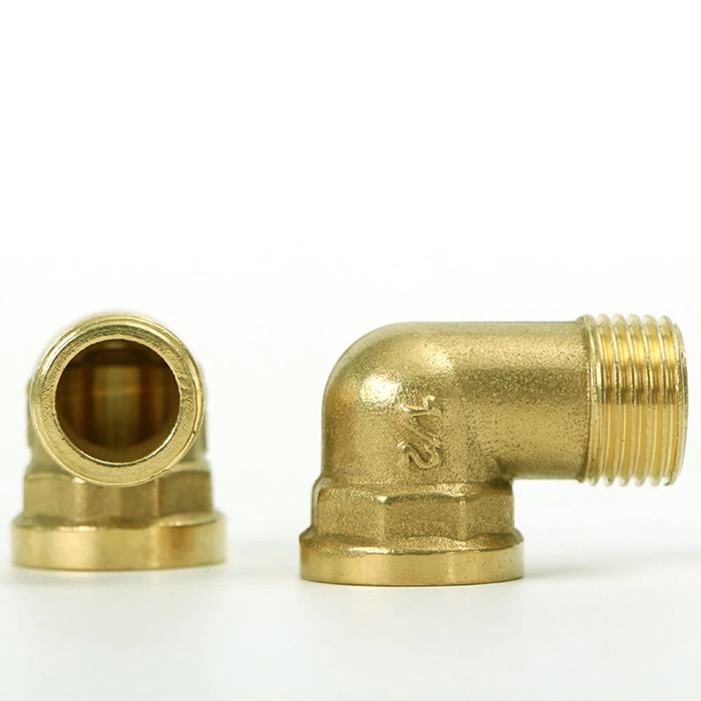 2 PCS/Set Copper Elbow Joint Gas Pipeline Connector 90 Degree Water Brass Golden
2 PCS/Set Copper Elbow Joint Gas Pipeline Connector 90 Degree Water Brass Golden