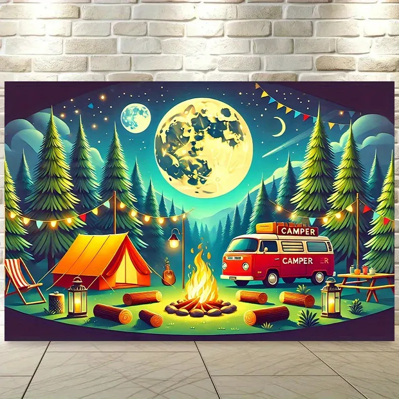 JKJ20Moonlit Forest Camping Backdrop — настенный гобелен из полиэстера с винтажным кемпером, идеально подходящий для гостиной, спальни, офиса 4Dn^
JKJ20Moonlit Forest Camping Backdrop — настенный гобелен из полиэстера с винтажным кемпером, идеально подходящий для гостиной, спальни, офиса 4Dn^