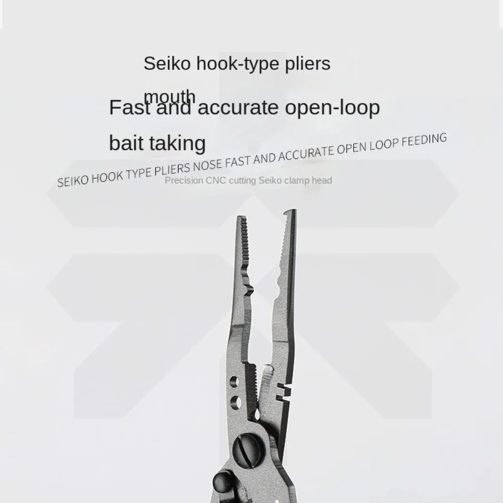 Stainless Steel Multifunction Fishing Pliers Multifunctional Corrosion Preventive Cutthroat Fishing Pliers 2CR13 Stainless Steel
Stainless Steel Multifunction Fishing Pliers Multifunctional Corrosion Preventive Cutthroat Fishing Pliers 2CR13 Stainless Steel