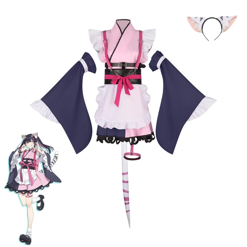 Noi Komazawa Cosplay Costume Tail Synthetic Wig Cosmic Princess Kaguya Maid Headwear Outfit Party Carnival Costume
Noi Komazawa Cosplay Costume Tail Synthetic Wig Cosmic Princess Kaguya Maid Headwear Outfit Party Carnival Costume