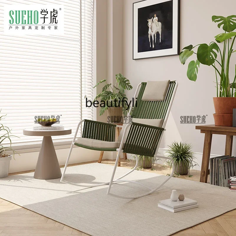 B6 Outdoor recliner household lazy rattan rocking chair casual indoor single backrest rattan chair
B6 Outdoor recliner household lazy rattan rocking chair casual indoor single backrest rattan chair