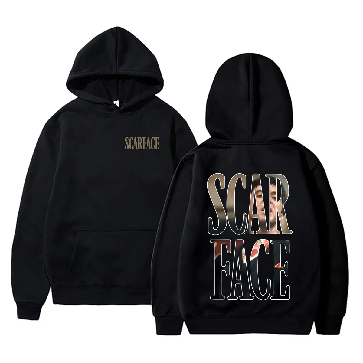 Hot Classic Gangsters Movie Scarface Logo Graphic Hoodie Tony Montana Al Pacino Sweatshirt Men Women Fashion Oversized Hoodies
Hot Classic Gangsters Movie Scarface Logo Graphic Hoodie Tony Montana Al Pacino Sweatshirt Men Women Fashion Oversized Hoodies