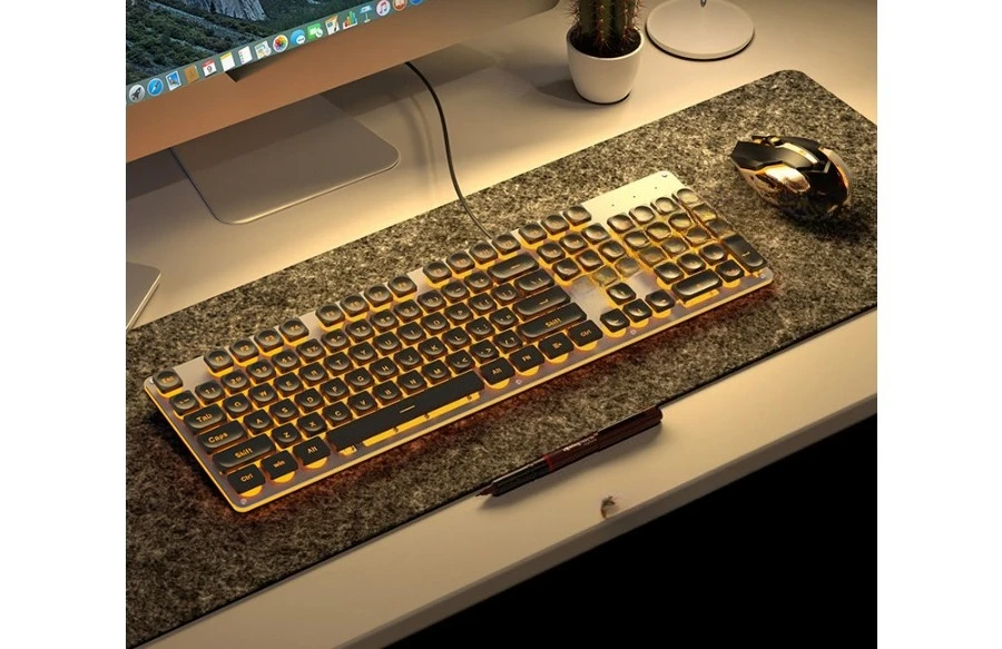 Keyboard and mouse set, mechanical feel, ultra-quiet wired and wireless
Keyboard and mouse set, mechanical feel, ultra-quiet wired and wireless